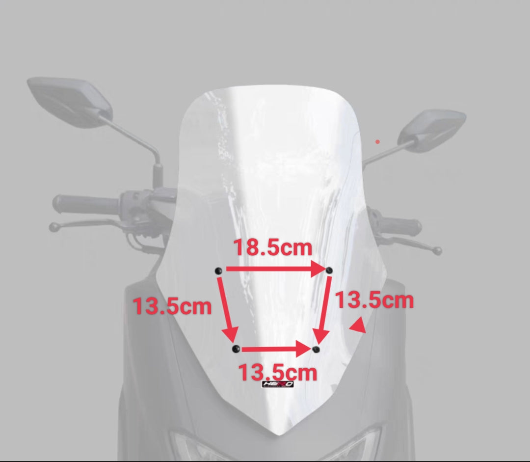 Yamaha Nmax V2 windshield(V2 only)