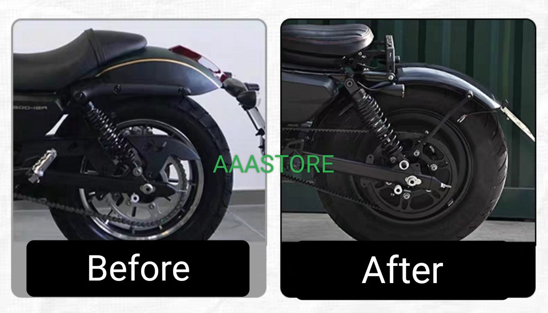 QJMOTO SRV250 Bobber style rear fender