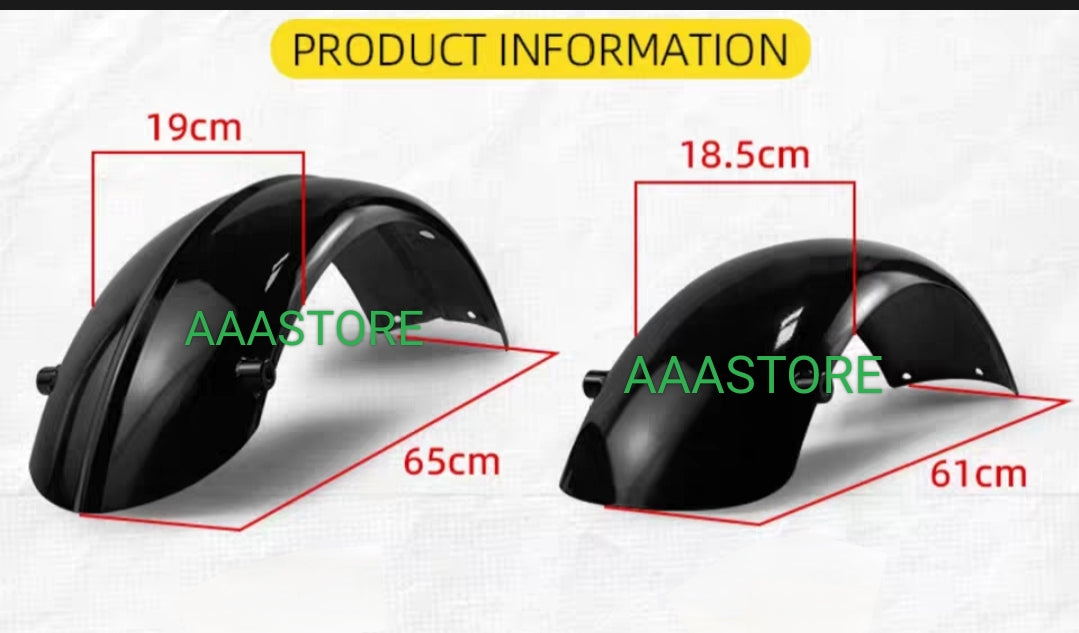 QJMOTO SRV250 Bobber style rear fender