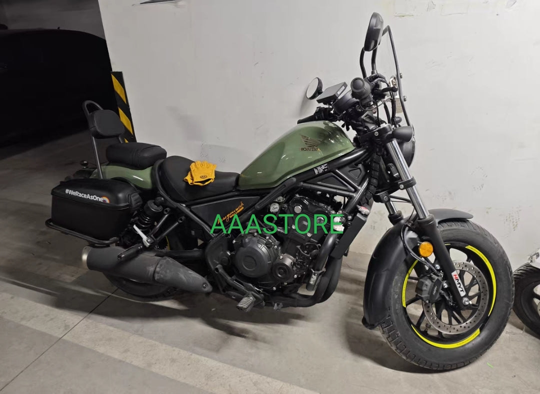 HONDA REBEL 500 SIDE BOX WITH SUPPORT BRACKET