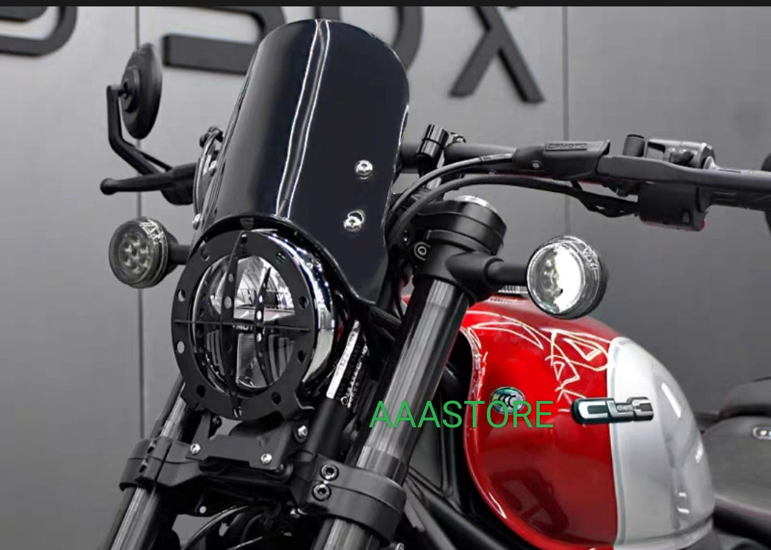 CFmoto 450CLC Small windshield & Headlight Grill