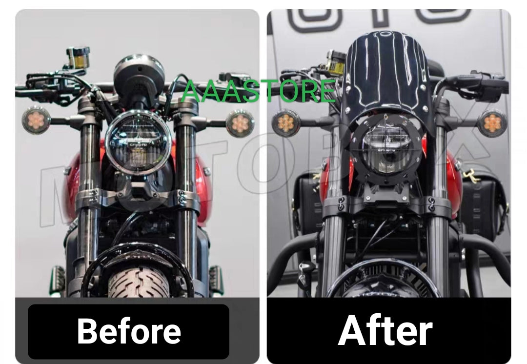 CFmoto 450CLC Small windshield & Headlight Grill