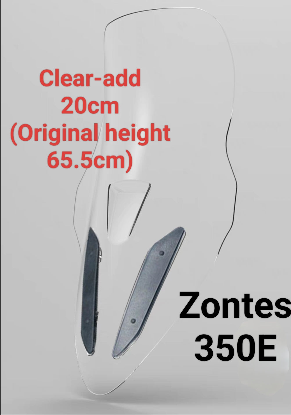 Zontes 350E WINDSHIELD(add 5/10/15/20cm higher)