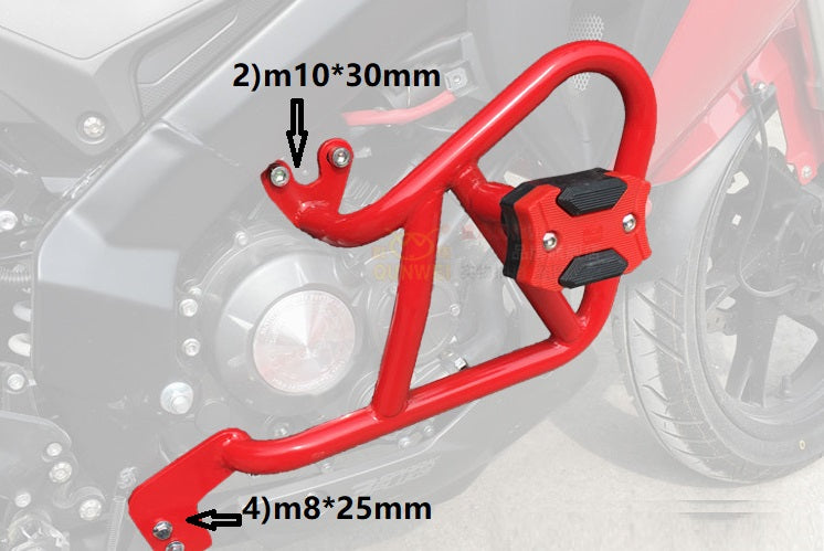 Benelli TNT 150S crash bar