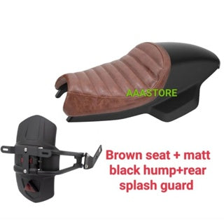 QJmoto SRV 250 Single Hump seat with LED Tail Light