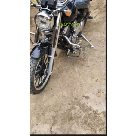 Original Wmoto V16 crashbar/ brown seat/ rider backrest