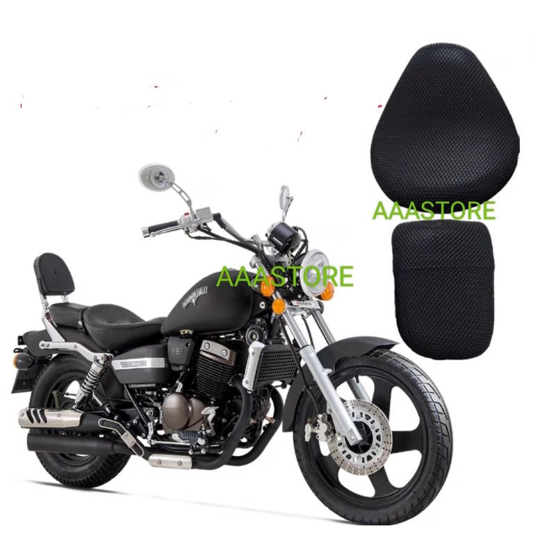 Wmoto V16/Keeway Patagonian/k-Light 202 rider+pillion seat covers