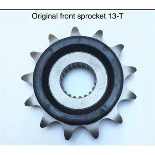 BENELLI LEONCINO 250/Trk251/250/25 FRONT SPROCKET 14-T ( REDUCE CHAIN NOISE)