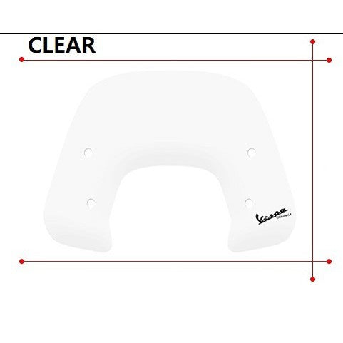 VESPA SPRINT 28/39CM HIGH WINDSHIELD