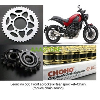 BENELLI Leoncino 500 /TRK 502/TNT600/ 300 sprocket+chain