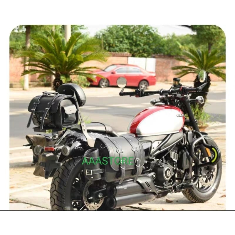 CFmoto 450CLC SADDLEBAGS+QUICK RELEASE BRACKET