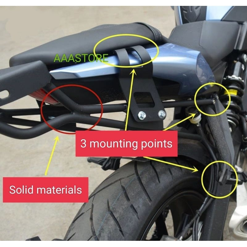 QJMOTO SRK 600 luggage rack