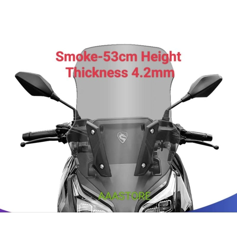 Wmoto RT2 windshield(53/58/63/68CM Height)