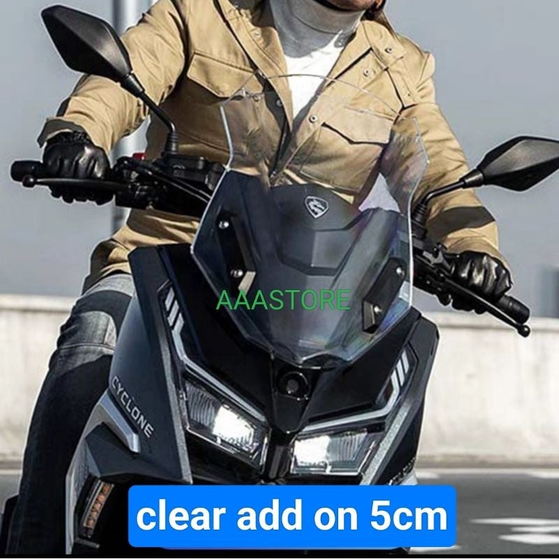 Wmoto RT1 windshield(add/5/10/15/20CM Higher)