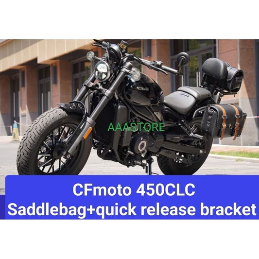 CFmoto 450CLC SADDLEBAGS+QUICK RELEASE BRACKET