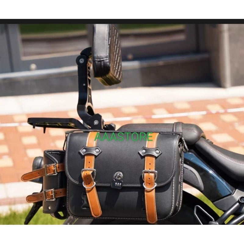 CFmoto 450CLC SADDLEBAGS+QUICK RELEASE BRACKET