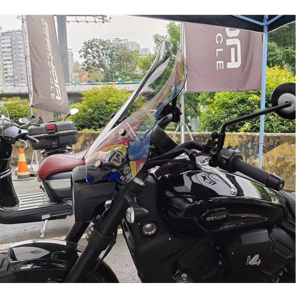 BENDA DARK FLAG 500 WINDSHIELD+CROSSBAR