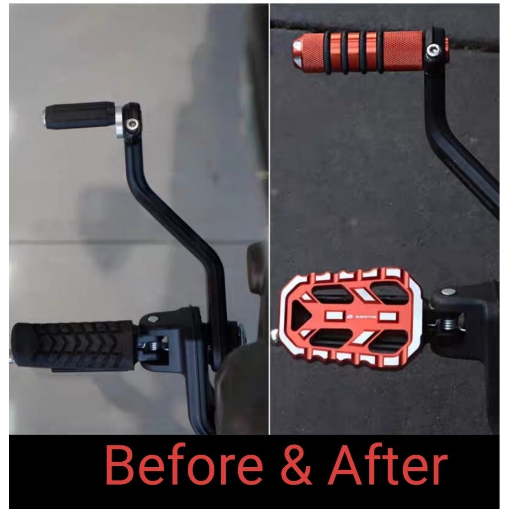 QJMOTO SRV 250  Front  & Rear Pedals /Brake/Gear Pedal