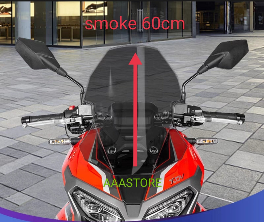 Wmoto xdv250 windshield(add 5/10cm/15cm higher than original size)