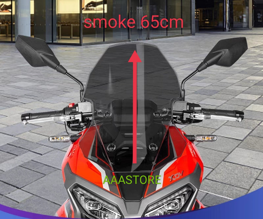 Wmoto xdv250 windshield(add 5/10cm/15cm higher than original size)
