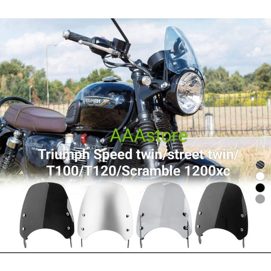 Triumph Street Twin/Speed Twin/T100/T120 /Scramble Windshield