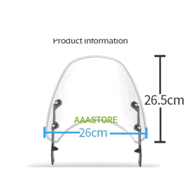 Triumph T100/T120 Small Windshield