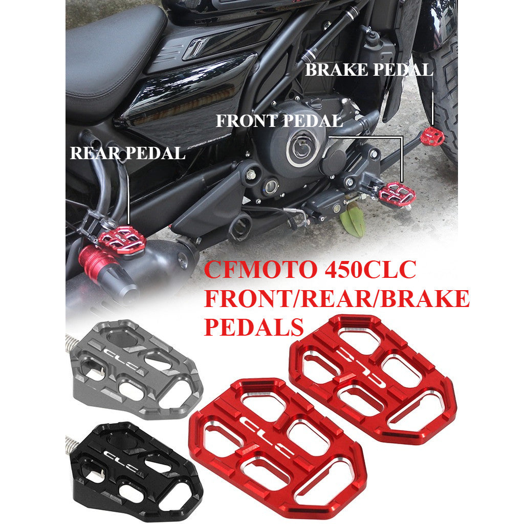 CFMOTO 450CLC Front  & Rear Pedals /Brake Pedal