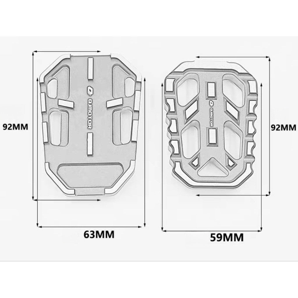 QJMOTO SRV 250  Front  & Rear Pedals /Brake/Gear Pedal