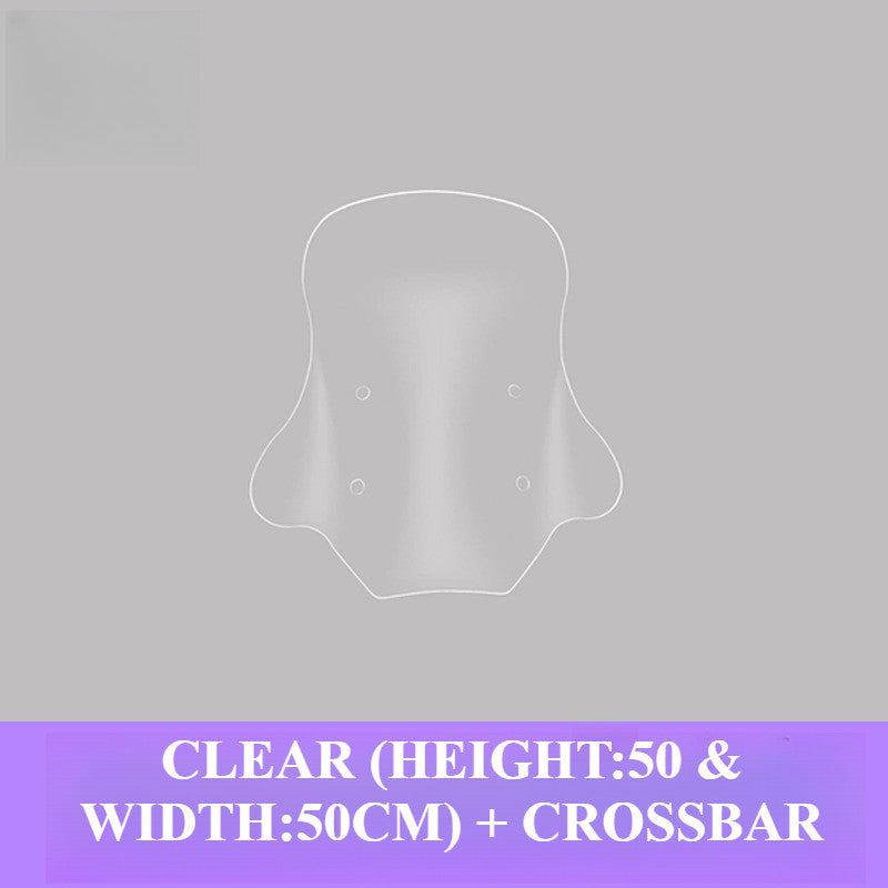 BENDA DARK FLAG 500 WINDSHIELD+CROSSBAR